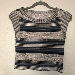 Free People Knit Top/Skirt Set
